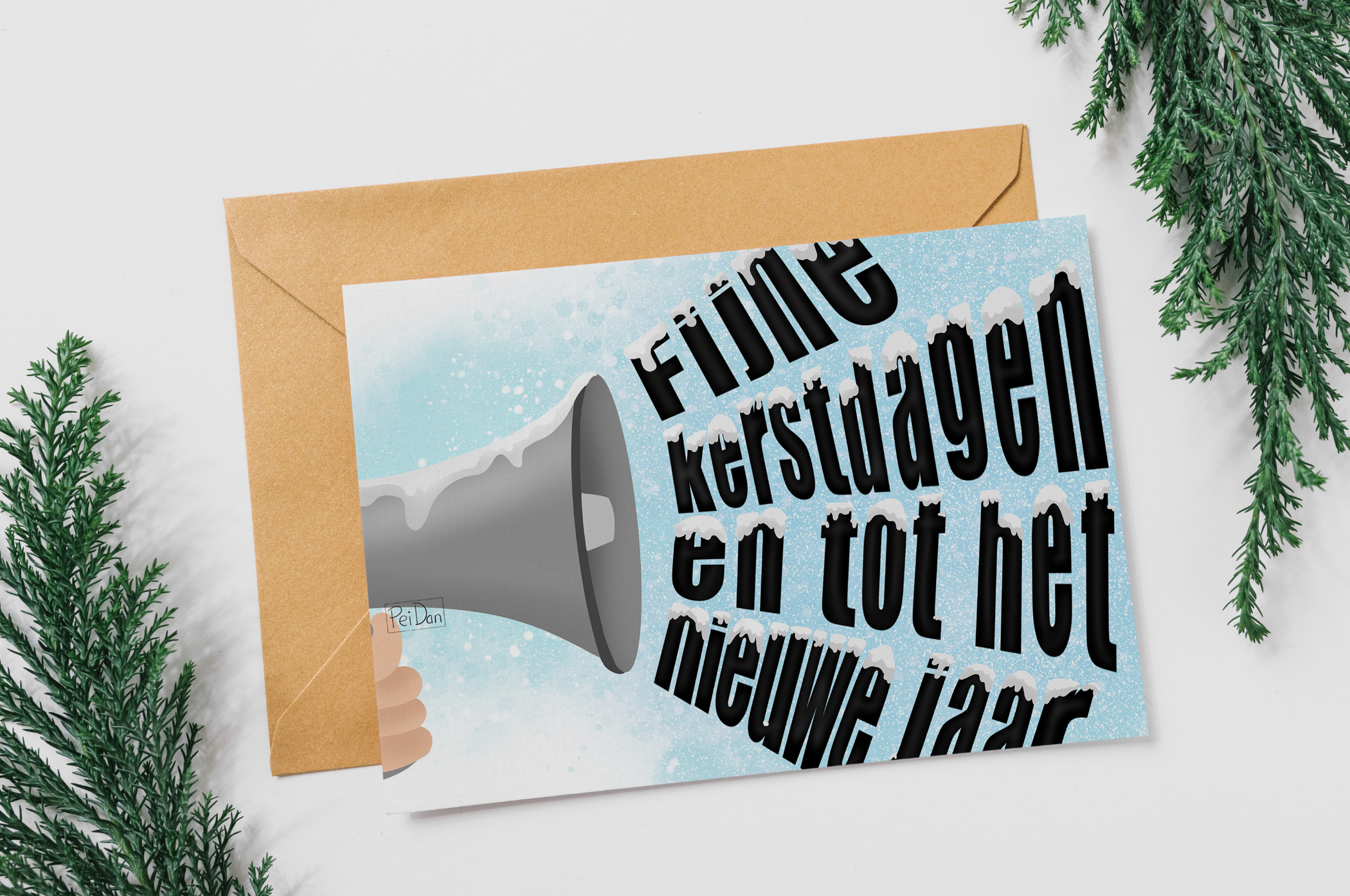 Corona Kerst Kaarten