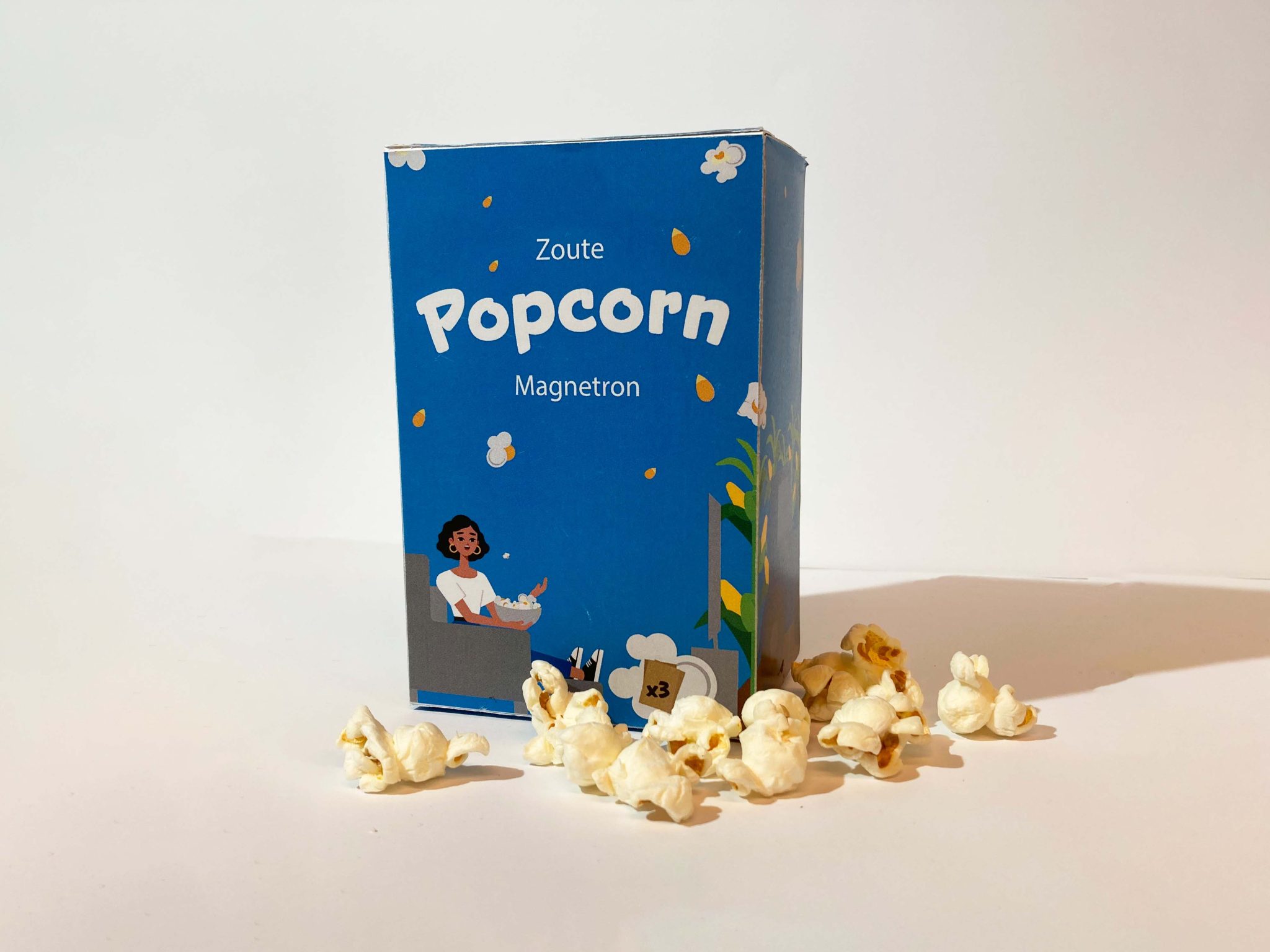 Verpakking foto popcorn